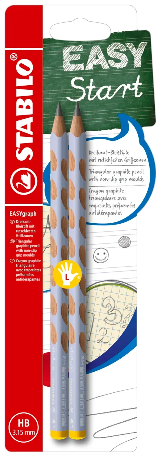 STABILO EASYgraph Bleistift Linkshänder HB griffig