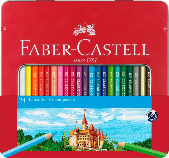 Faber-Castell Hexagonal Buntstift Metalletui