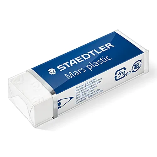 STAEDTLER Mars plastic 526 50 Radiergummi 4er Set phthalatfrei