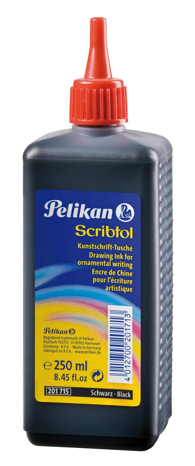 Pelikan Scribtol Tusche schwarz deckend
