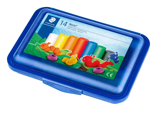 STAEDTLER Noris Club 8420 SB1 Knete Box 14 Stangen formstabil