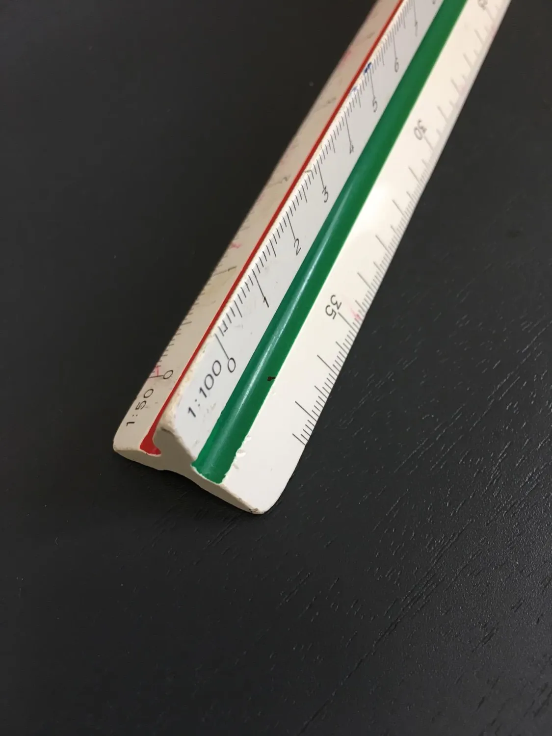 Faber-Castell 853 HP-A Architektenmaßstab 30 cm 1:20-1:125