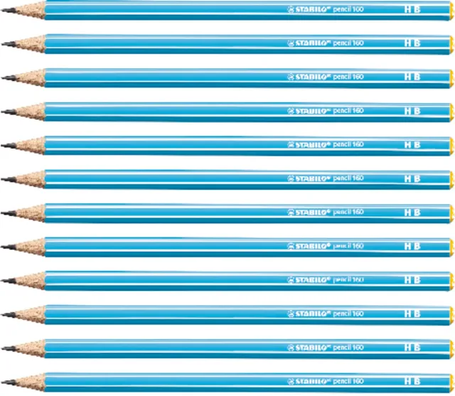 STABILO pencil 160 Bleistift 12er Pack sechskant