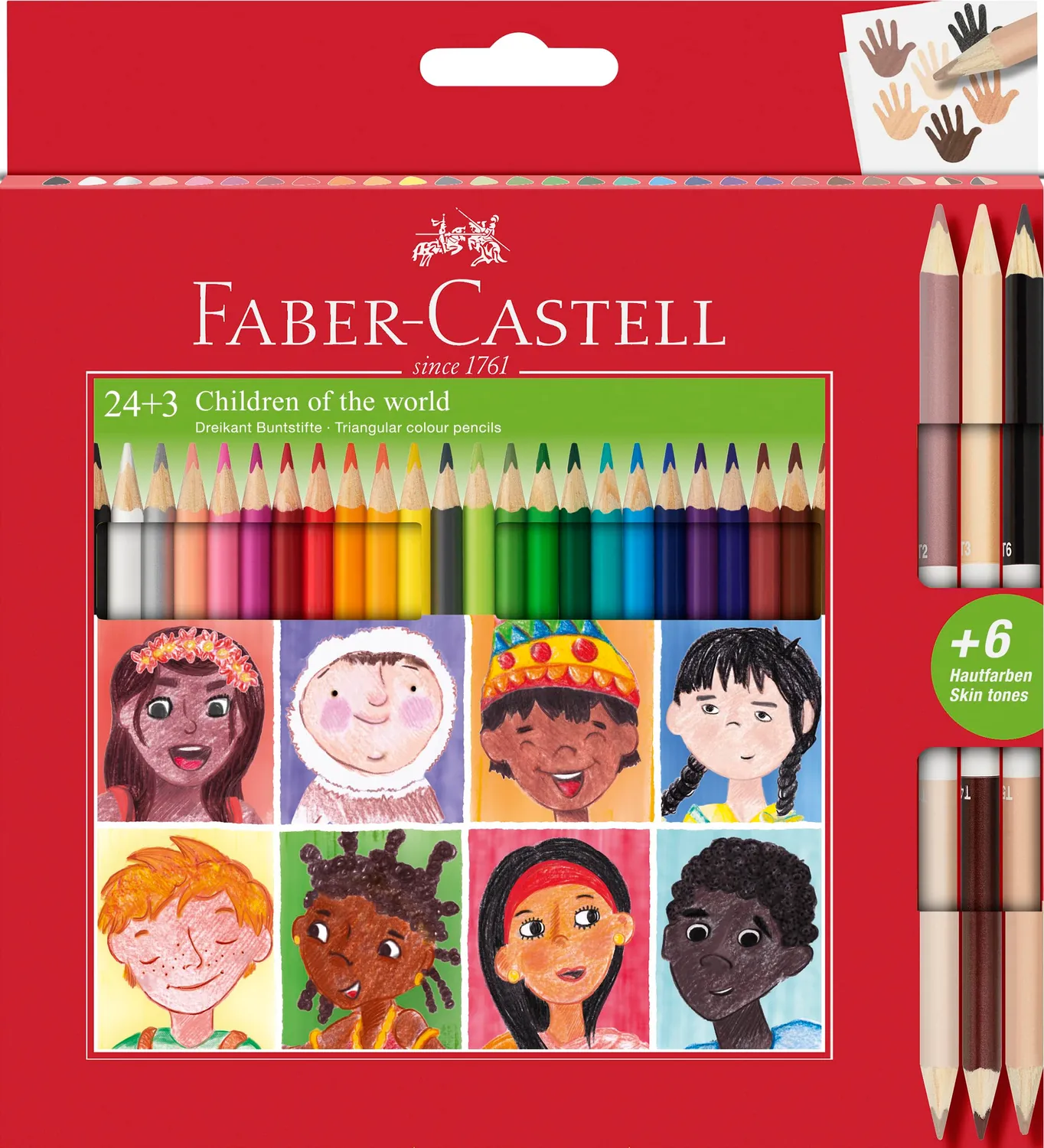 Faber-Castell 511514 Buntstifte dreikant auswaschbar