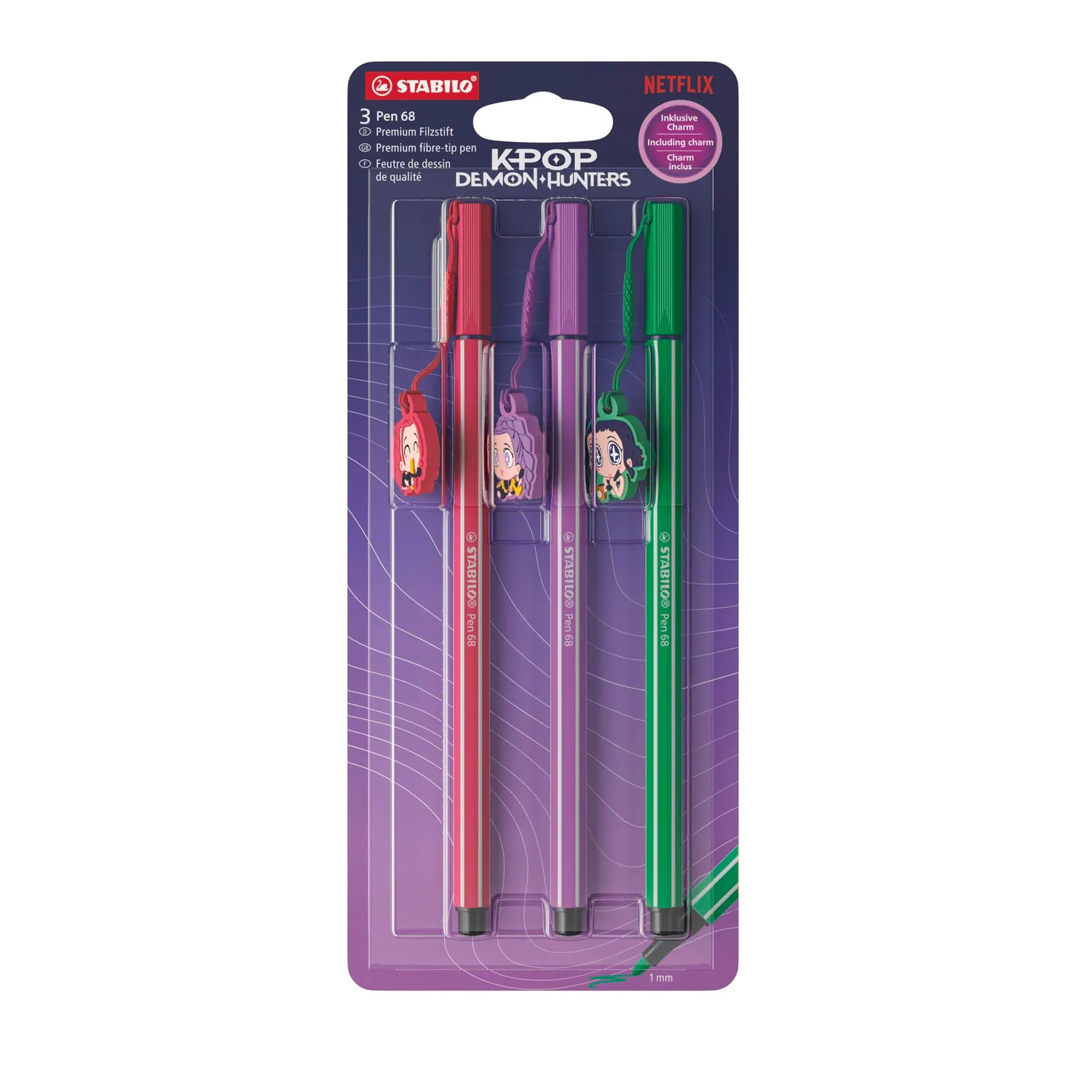 STABILO Pen 68 KPop Demon Hunters Filzstift