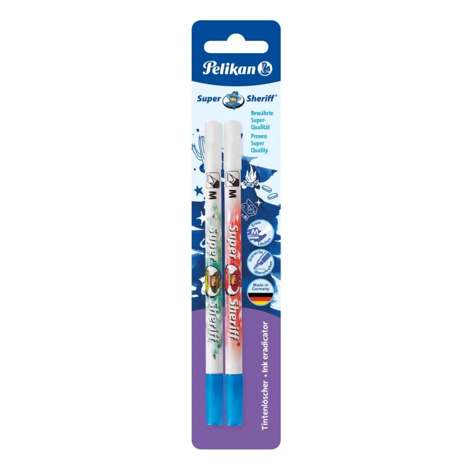 Pelikan Super-Sheriff 258M/2/B Tintenstoecker koenigsblau