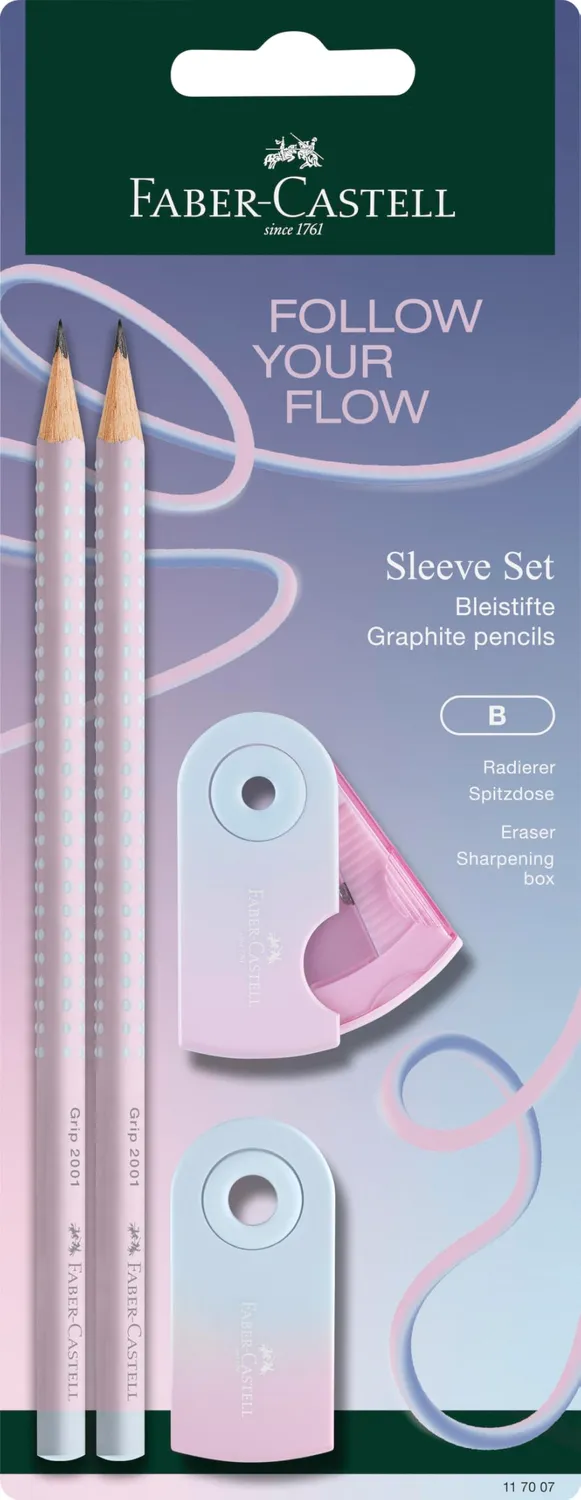 Faber-Castell Grip 2001 Flow Schreibset 4-teilig