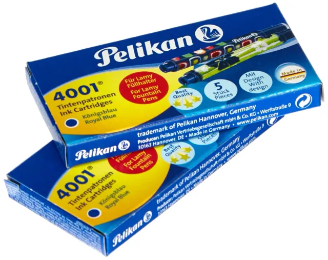 Pelikan 4001 Tintenpatrone Königsblau Lamy