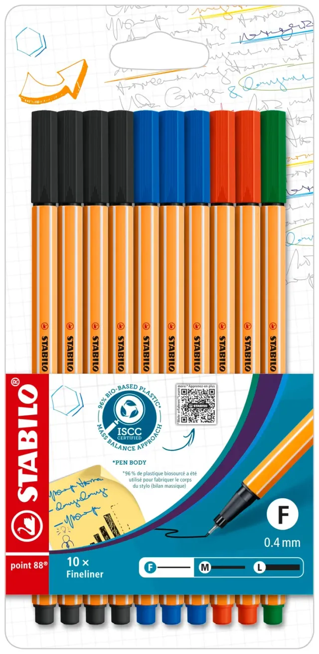 STABILO point 88 Fineliner 0,4 mm