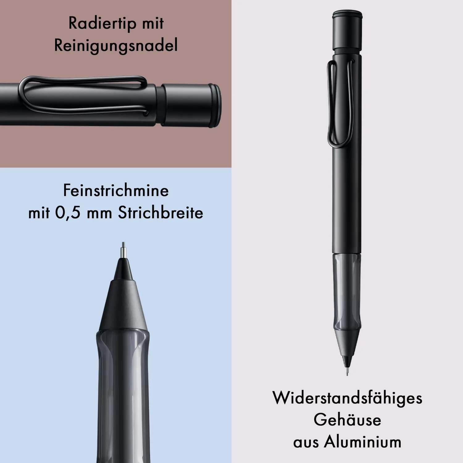 Lamy AL-star Druckbleistift für Linkshänder