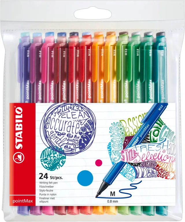 STABILO pointMax Filzschreiber 0,8 mm nachfüllbar