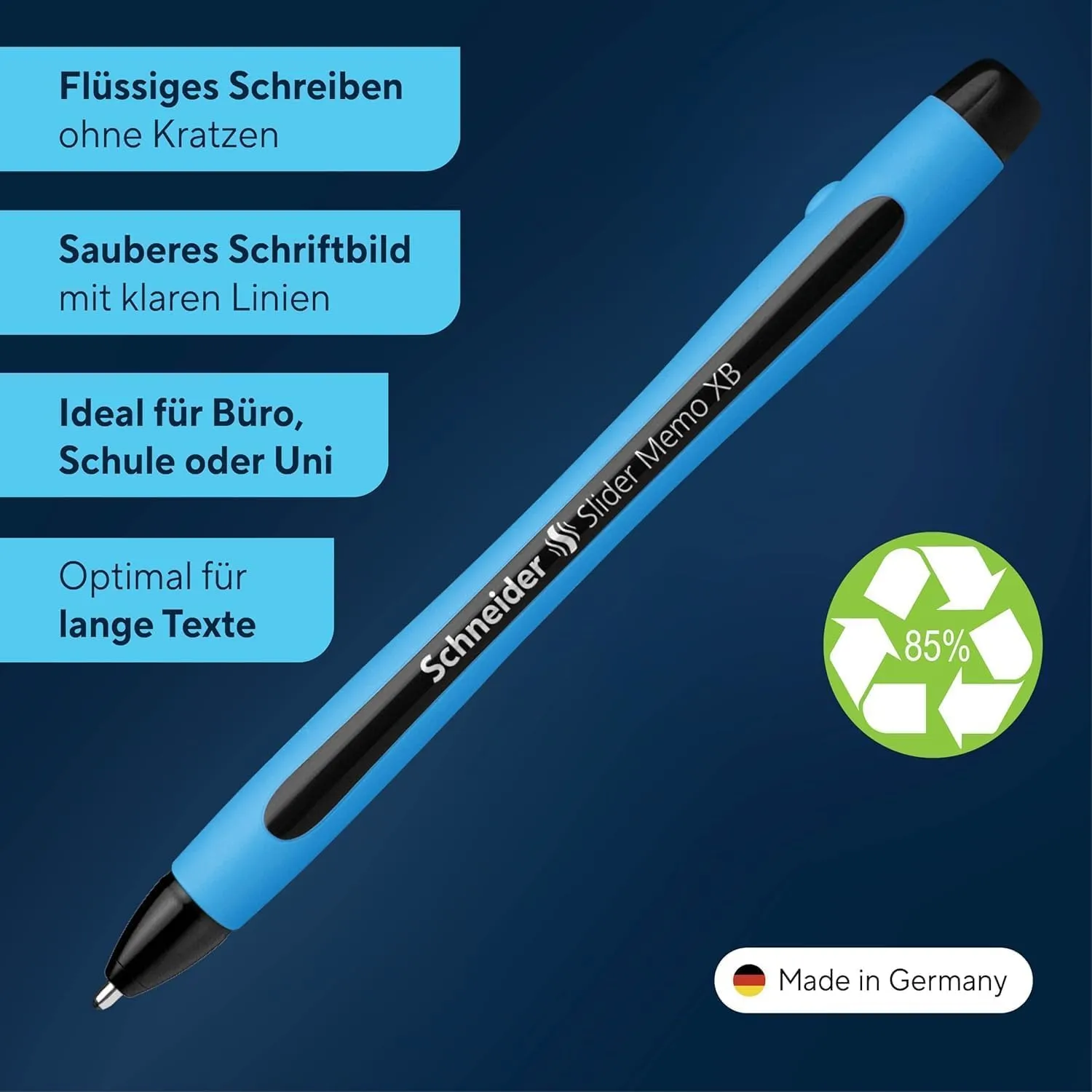 Schneider Slider Memo XB Kugelschreiber sortiert 6er Etui