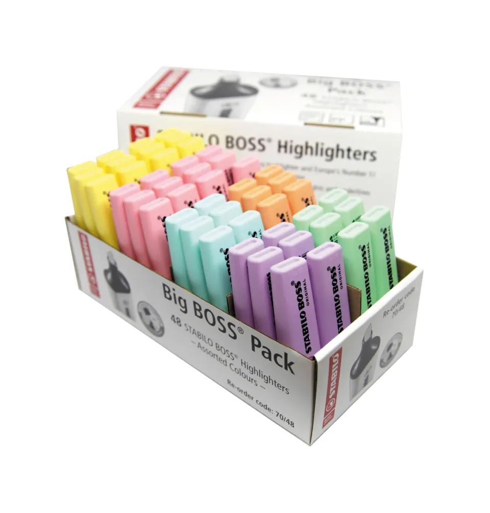 STABILO BOSS ORIGINAL Pastel Textmarker Keilspitze