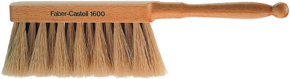 Faber-Castell 1600 Zeichenbesen Holz 220 mm Rosshaar