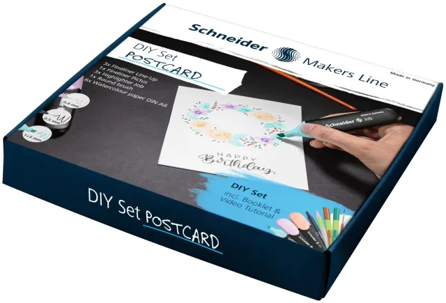 Schneider DIY Set Bastelset mit Stiften und Papier