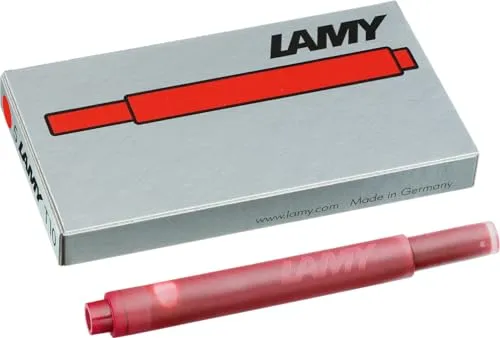 Lamy T10 Tintenpatronen rot 20 Stück Großraum