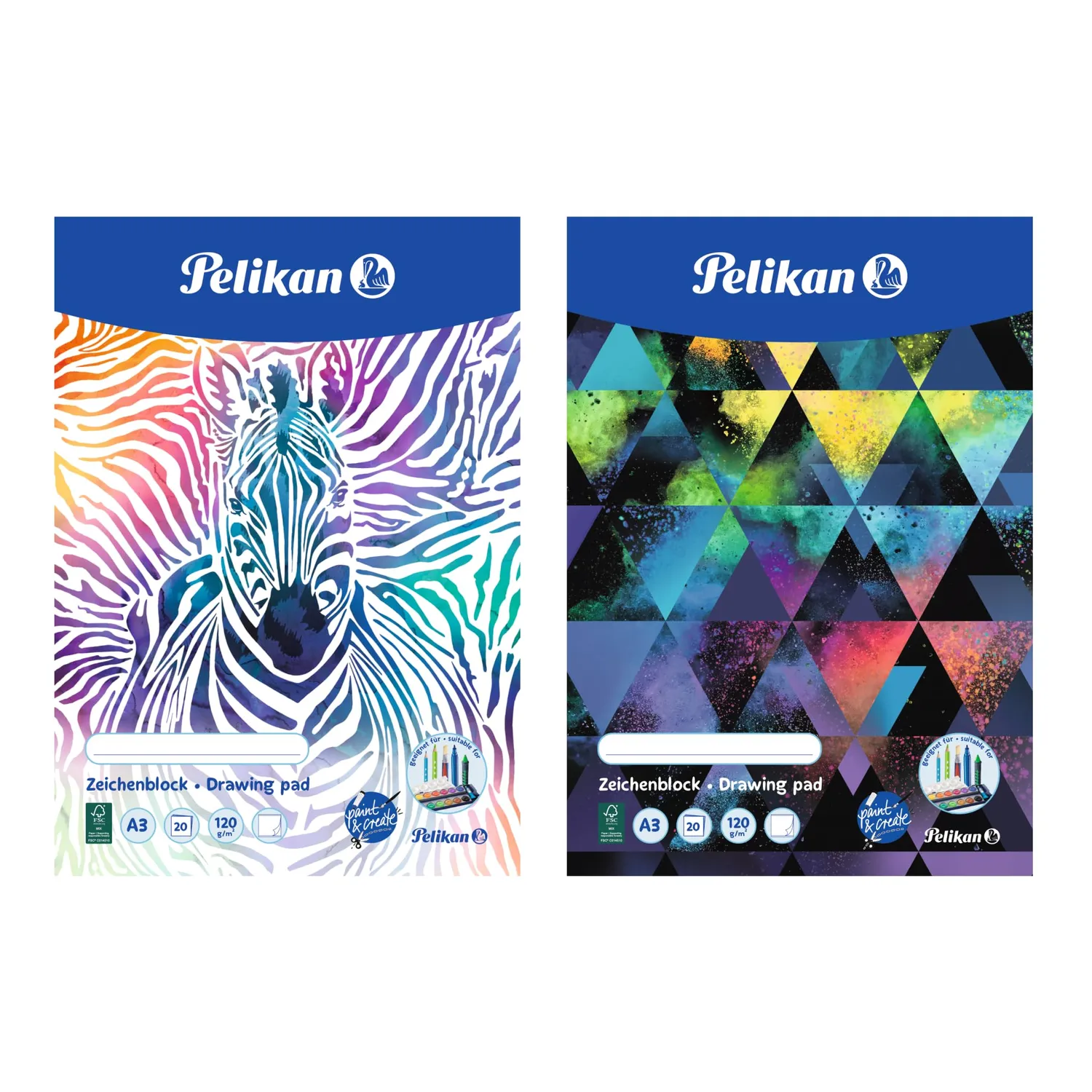 Pelikan Zeichenblock weißes Papier
