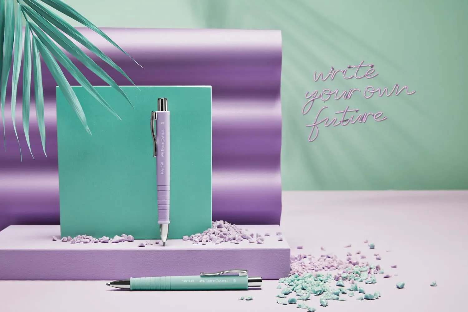 Faber-Castell Poly Ball Kugelschreiber Sweet Lilac 2er