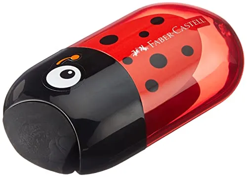 Faber-Castell Doppelspitzdose Spitzer mit Radiergummi