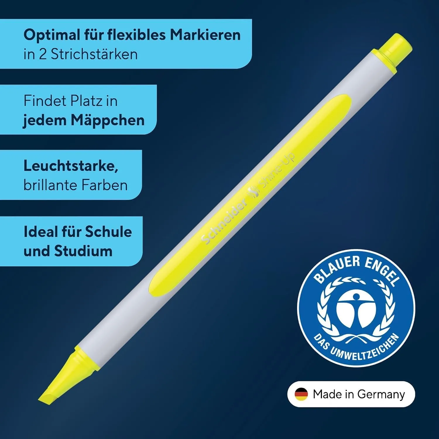 Schneider Shine-Up Textmarker biobasiert