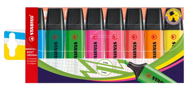 STABILO BOSS ORIGINAL Textmarker 2+5 mm