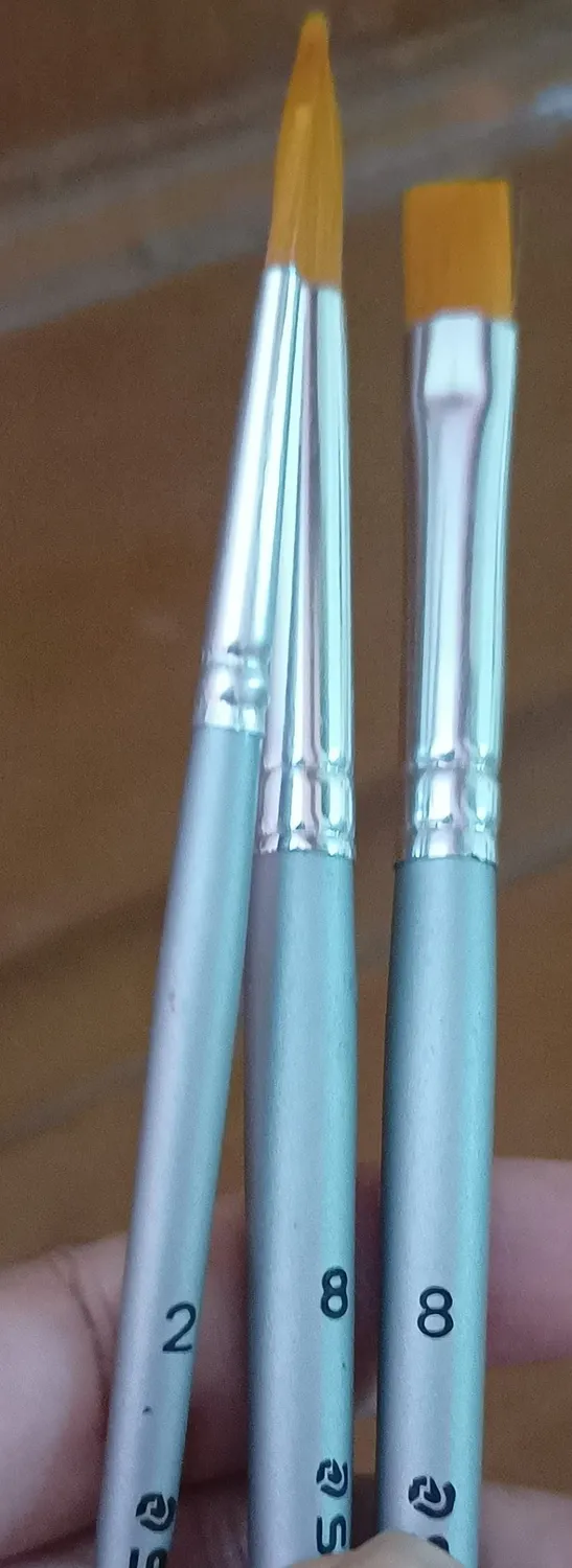 STAEDTLER 989SBK3-3 Pinselset Synthetik 3er Holzgriff