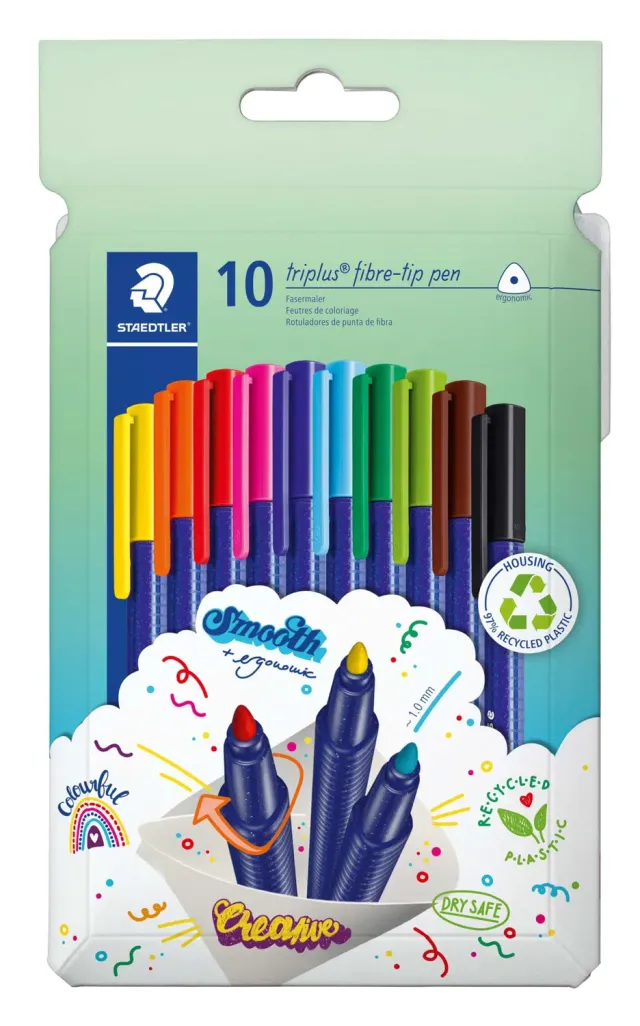STAEDTLER triplus color 323 Filzstifte 10er Set 1,0 mm