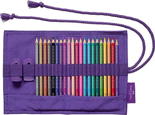 Faber-Castell Sparkle Buntstifte 21er-Set mit Stifterolle
