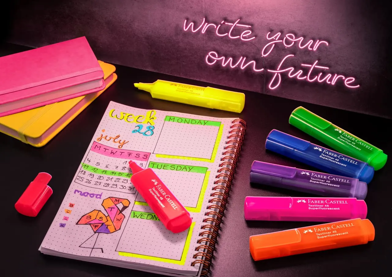 Faber-Castell 1546 Textmarker wischfest