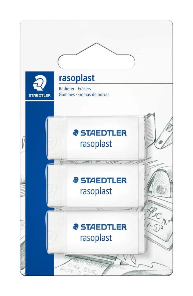 Staedtler Rasoplast 526 Radierer weiß phthalatfrei