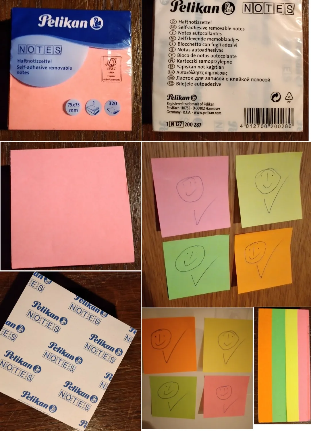 Pelikan Notes Haftnotizen selbstklebend