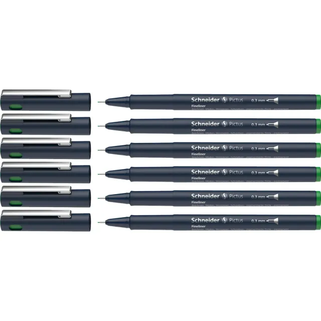 Schneider Pictus Fineliner 6er dokumentenecht