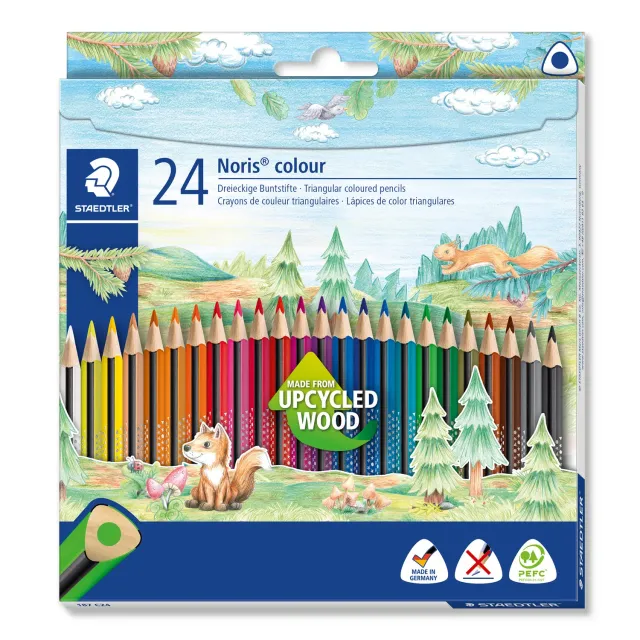 STAEDTLER Noris colour 187 Buntstifte Dreikant