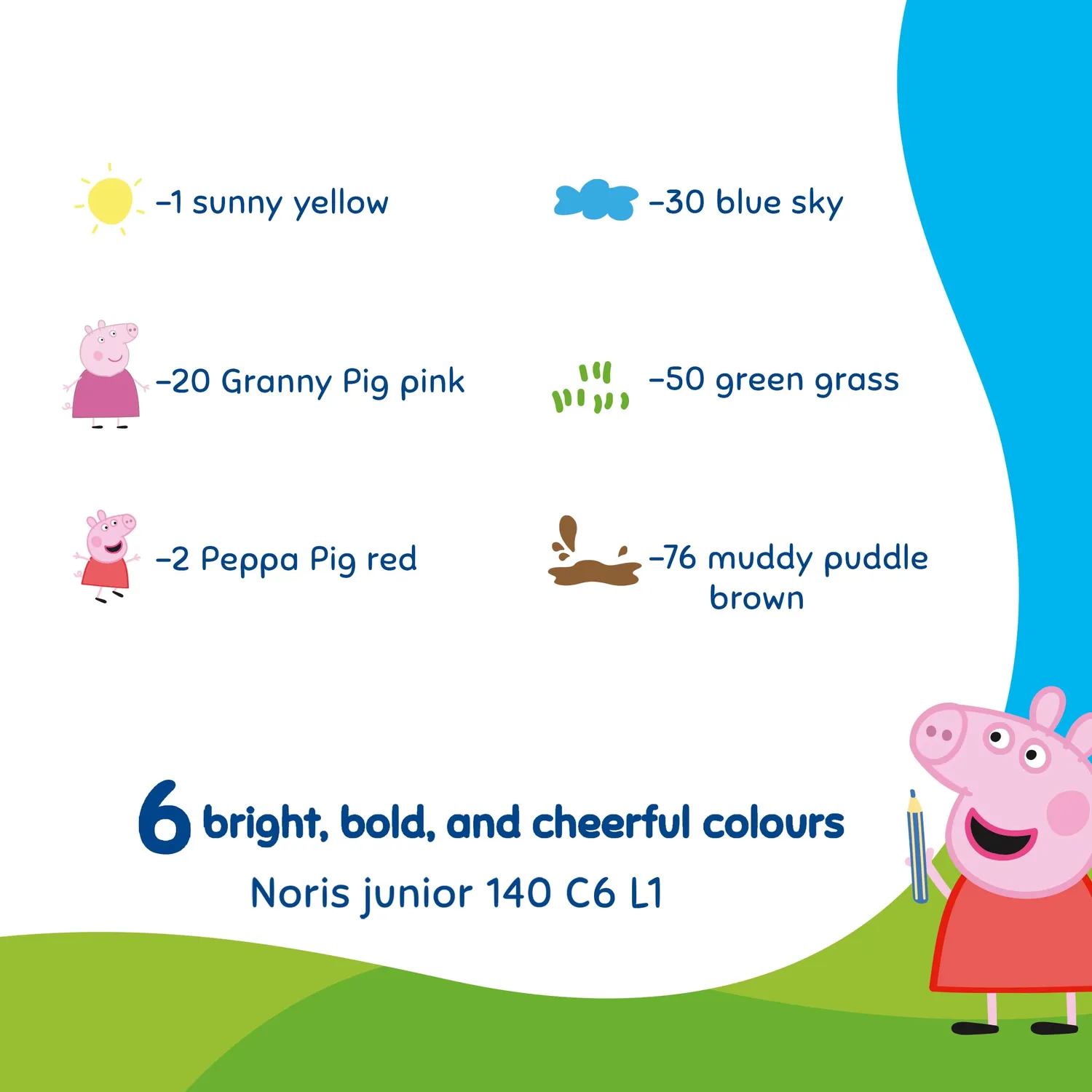 STAEDTLER Noris junior Peppa Wutz Buntstifte 3-in-1