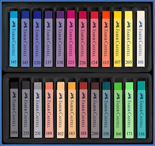 Faber-Castell 128324 Softpastellkreide Etui brillant