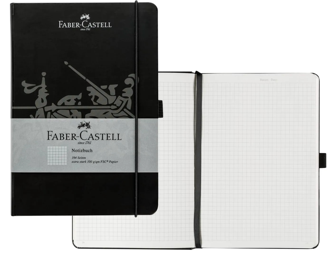 Faber-Castell 44358 Notizbuch kariert 100 g/m²