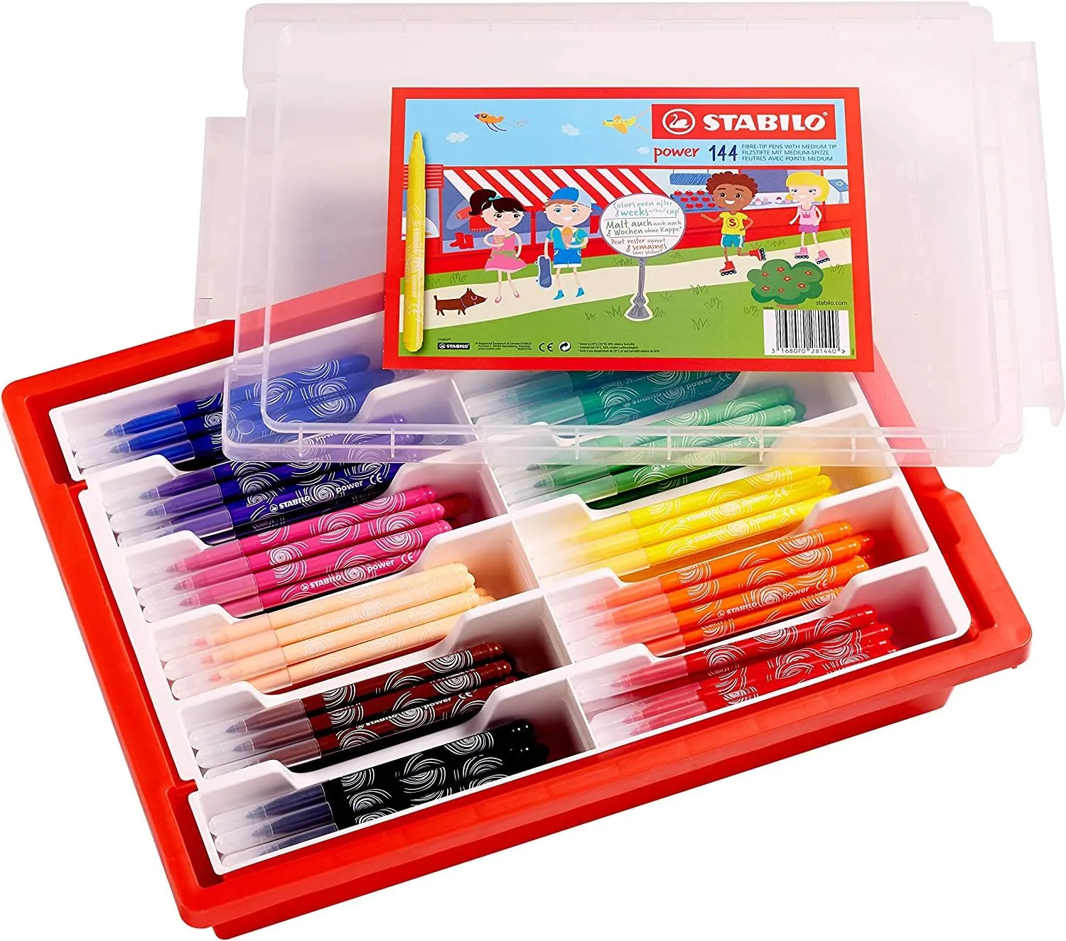STABILO power Filzstift auswaschbar 2 mm