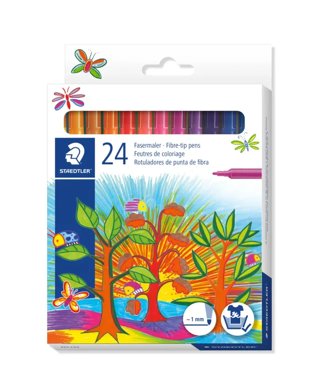 STAEDTLER Noris Club 325 C24 Fasermaler 24 Stück 1,0 mm