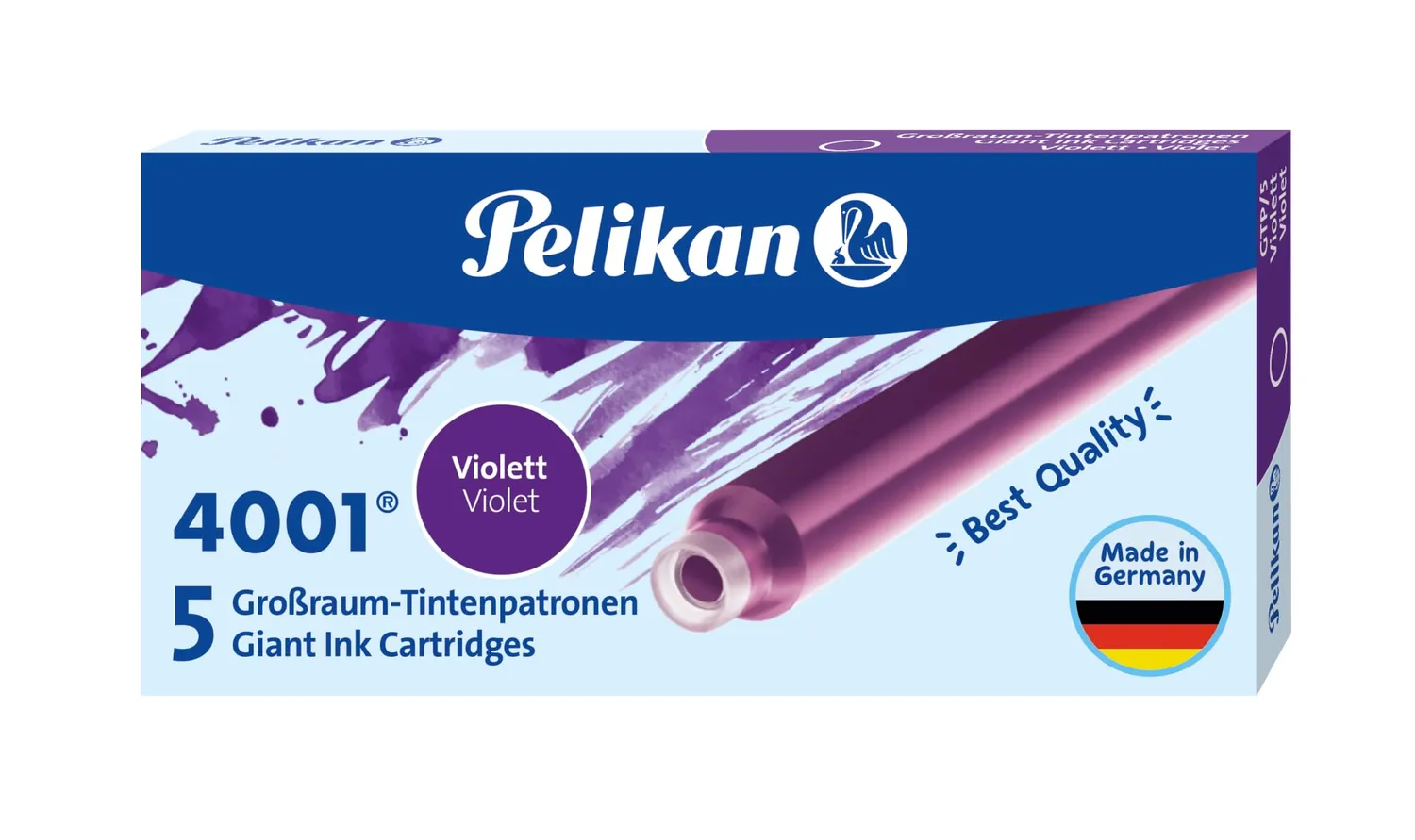 Pelikan 4001 Tintenpatronen Großraum 5er Pack