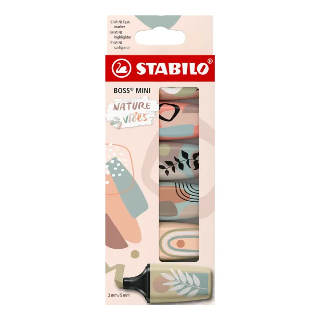 STABILO BOSS MINI Naturevibes Textmarker 2+5 mm