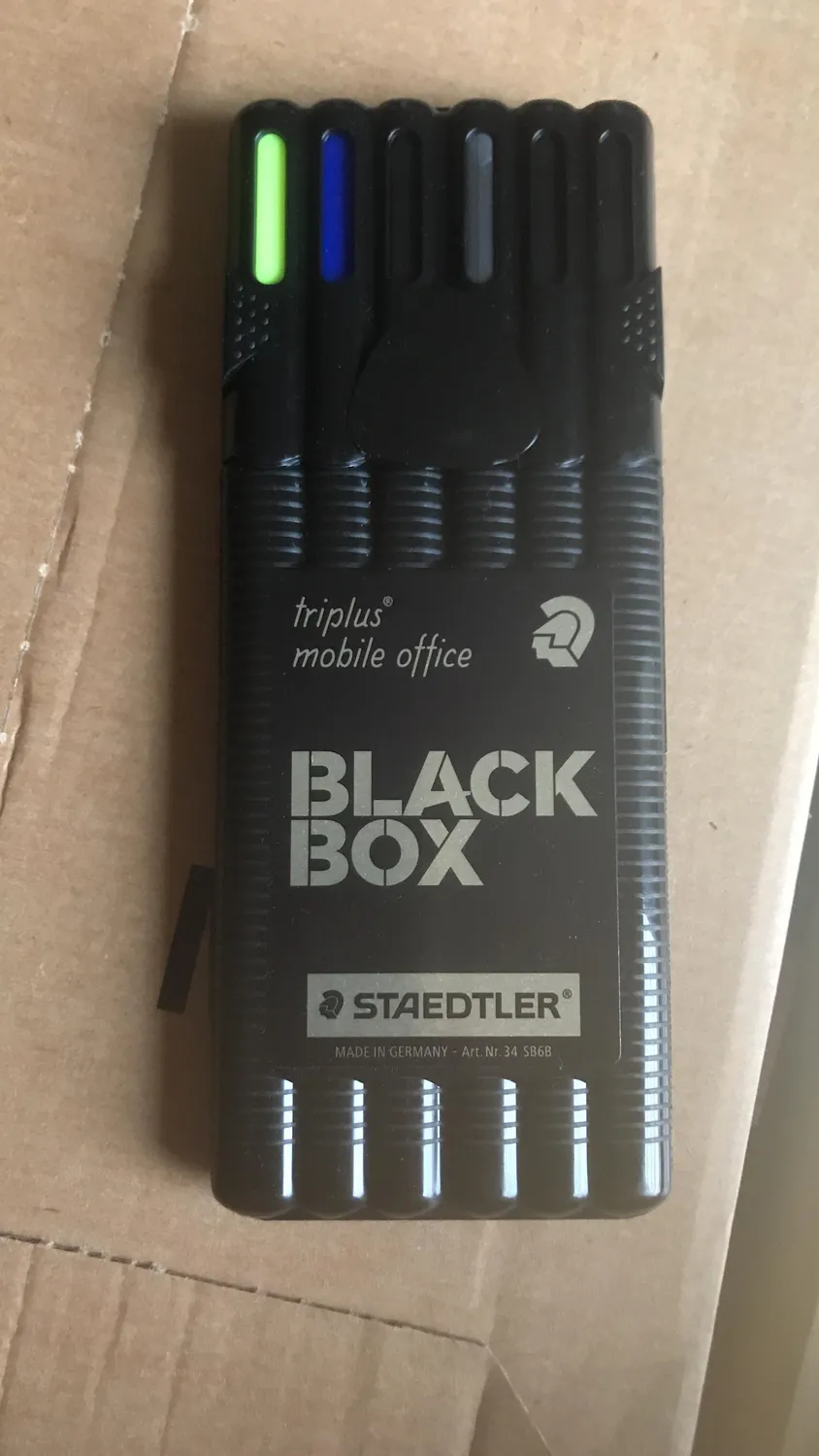 STAEDTLER triplus 34 SB6B Schreibset 6-teilig schwarz