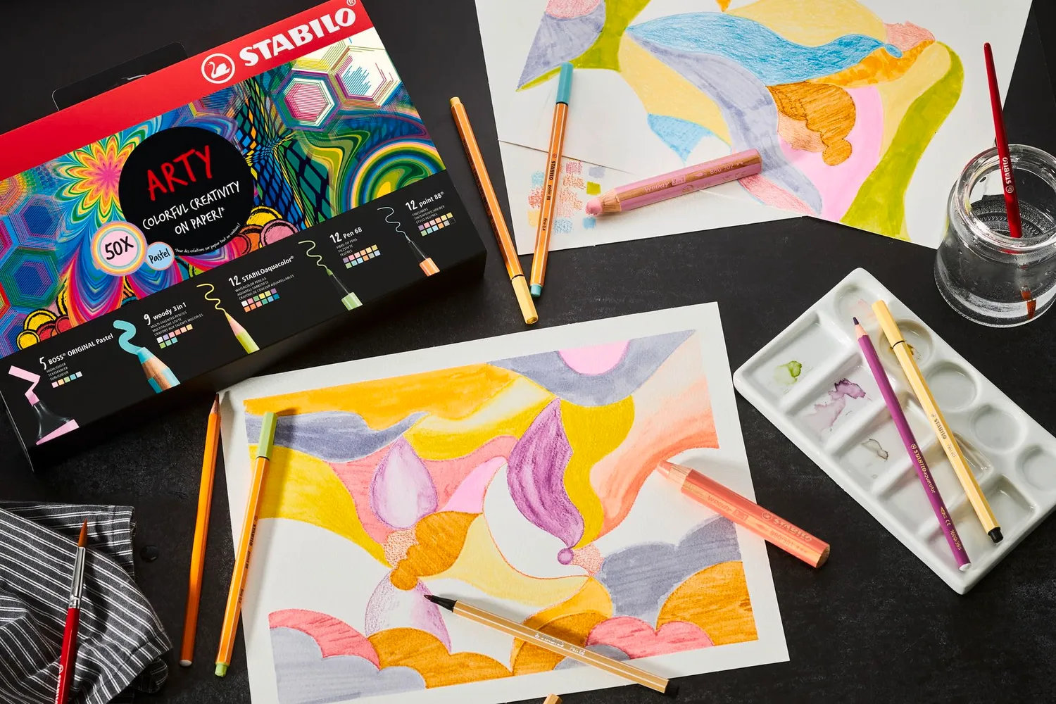 STABILO ARTY Creative Set Stifte-Set bunt