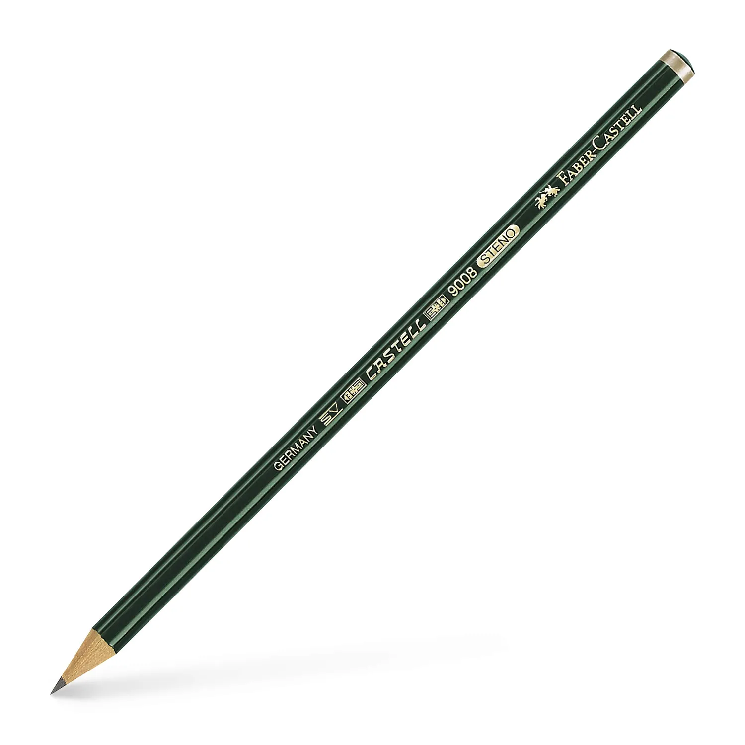 Faber-Castell Castell Steno 9008 Bleistift grün