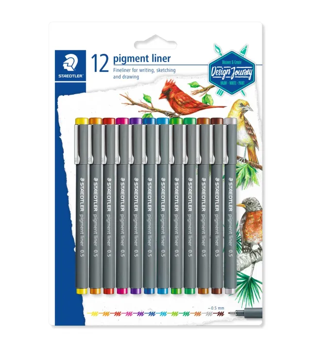 STAEDTLER Pigment Liner 308 Fineliner 0,5 mm wasserfest
