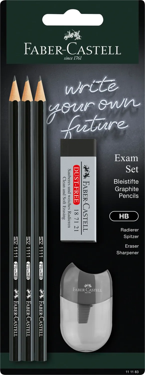 Faber-Castell Exam Schul-Set mit Bleistiften