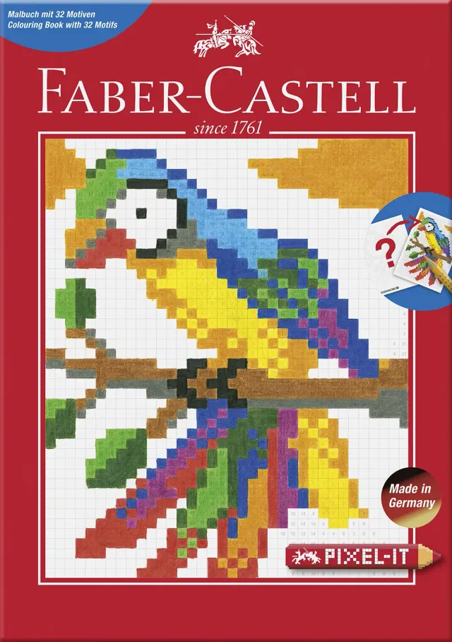 Faber-Castell Pixel-it Ausmalbuch 32 Motive 80 g