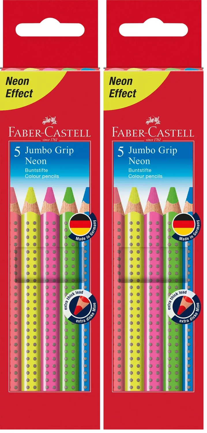 Faber-Castell Jumbo Grip Buntstifte Dreikant deckend