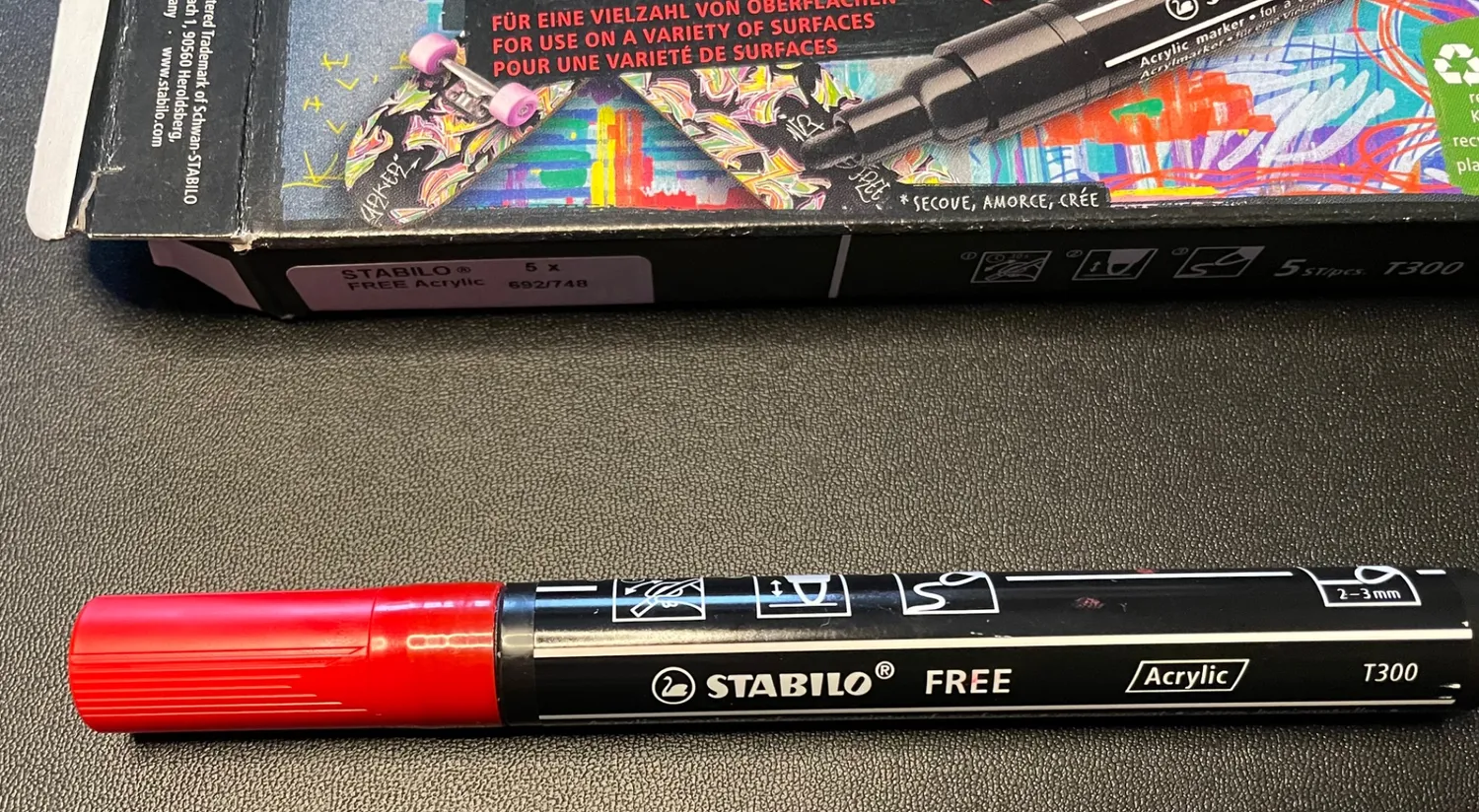 STABILO FREE Acrylic T300 Acrylmarker 2-3 mm