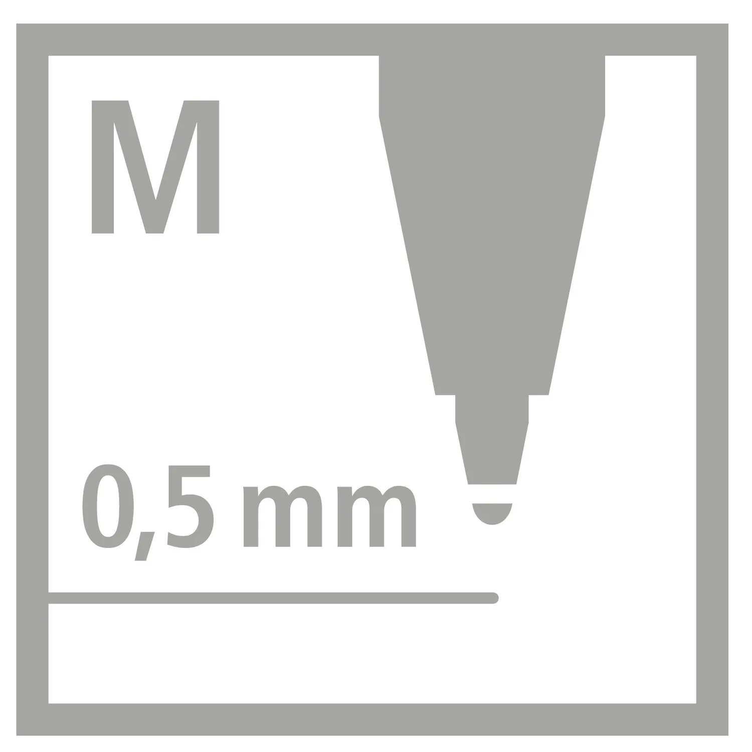 STABILO Großraummine Kugelschreibermine 0,5 mm