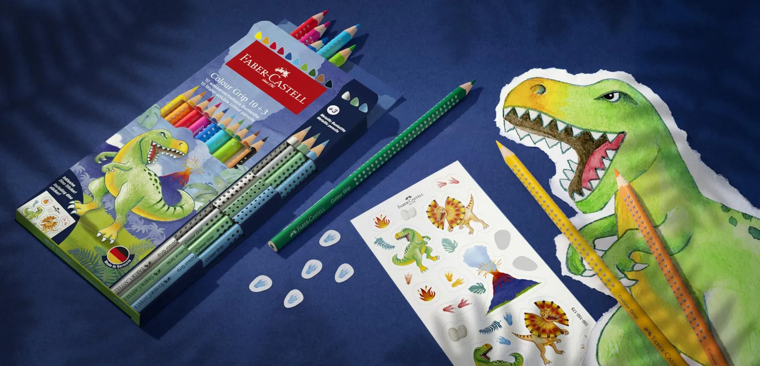 Faber-Castell Colour Grip Buntstifte-Set für Kinder